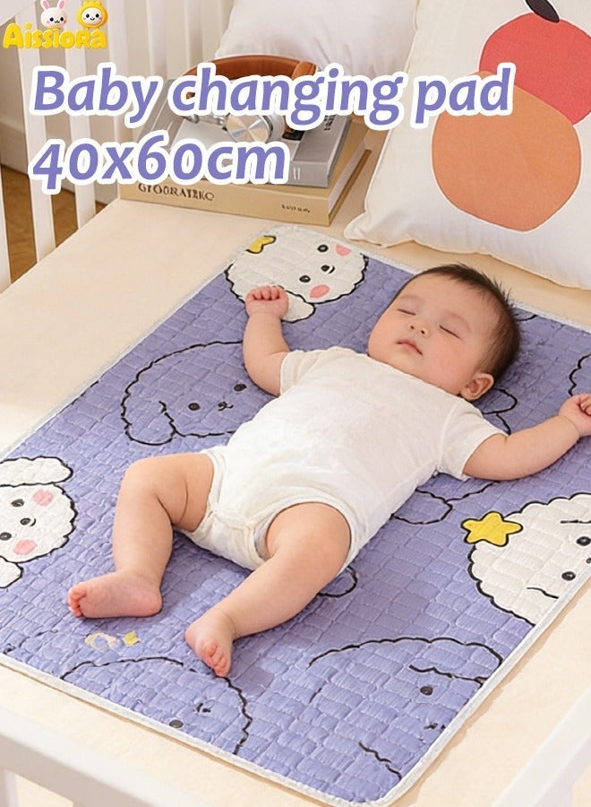 آيسيورا 40x60 سم وسادة سرير للماء للأطفال مرتبة مقاومة للبول للأطفال وسادة بول قابلة للغسل مرتبة الدورة الشهرية للإناث مرتبة الدورة الشهرية المضادة للتسرب الجانبي وسادة سلس البول قابلة لإعادة الاستخدام للأطفال / البالغين / الحيوانات الأليفة - Image 1